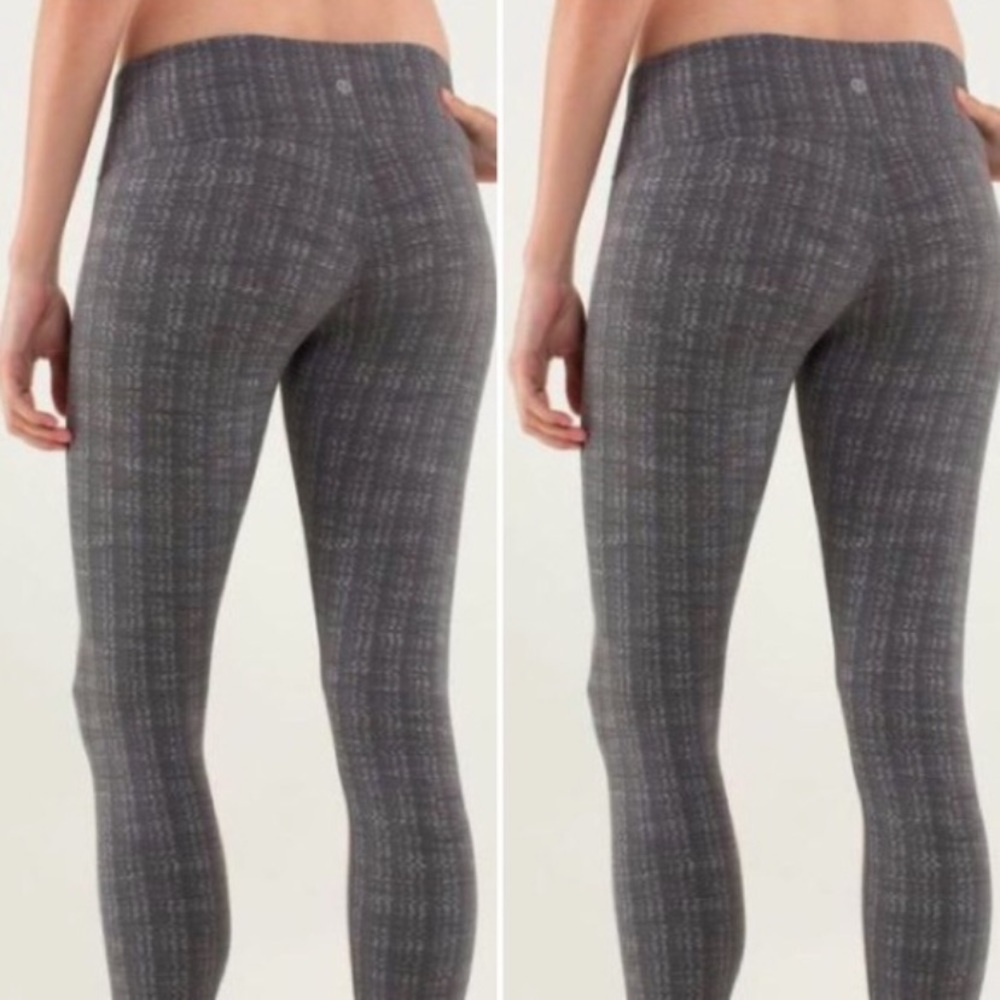 Lululemon 2 pc! cool racerback and crop Ziggy wee grey